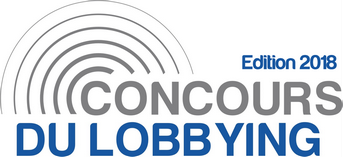 Logo de l'édition 2018 du Concours du Lobbying
