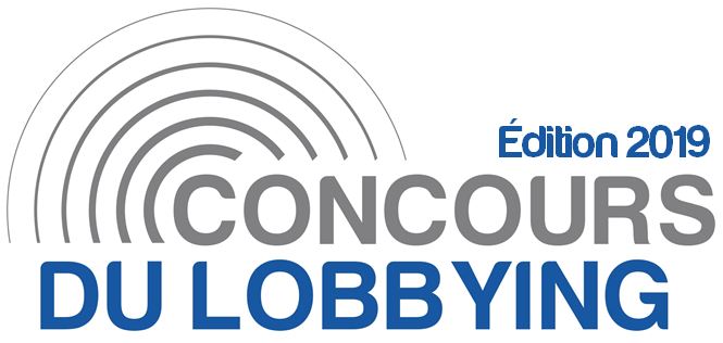 Logo de l'édition 2019 du Concours du Lobbying