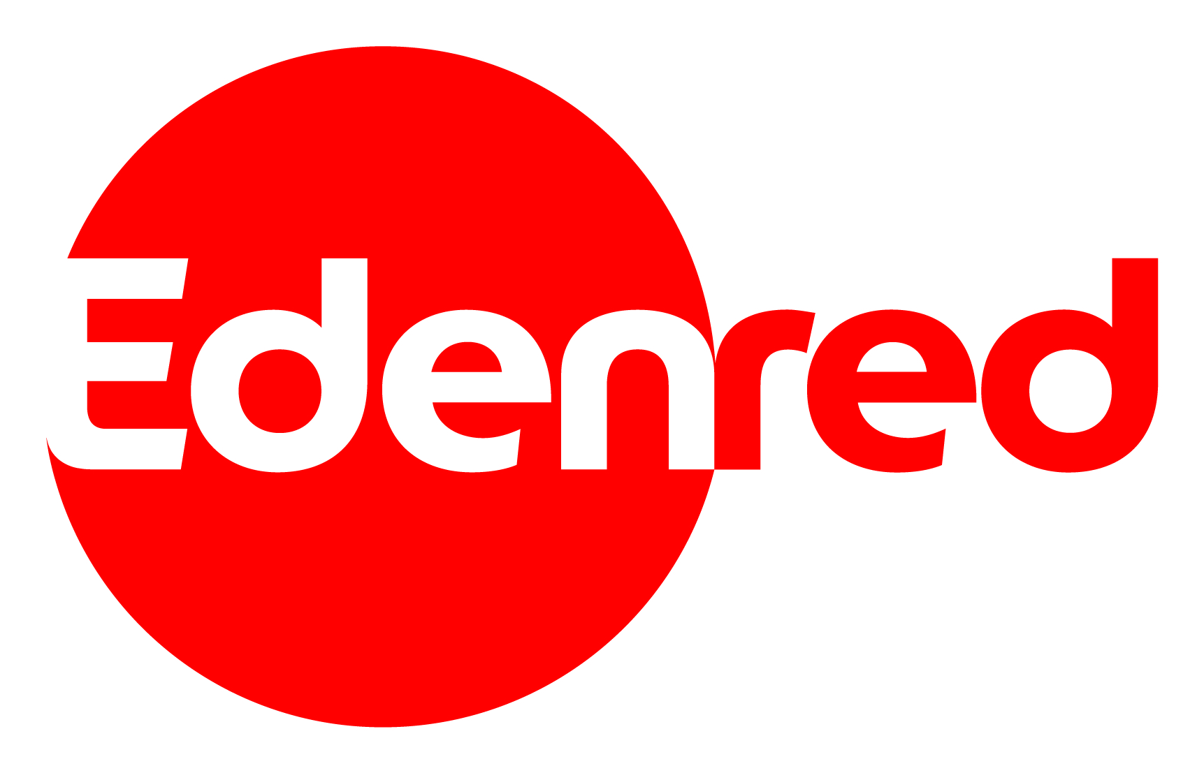 Logo d'Edenred, organisation partenaire de l'édition 2021 du Concours du Lobbying