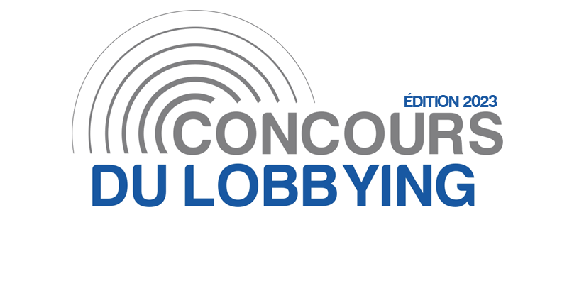 Logo du Concours du Lobbying de l'édition 2023