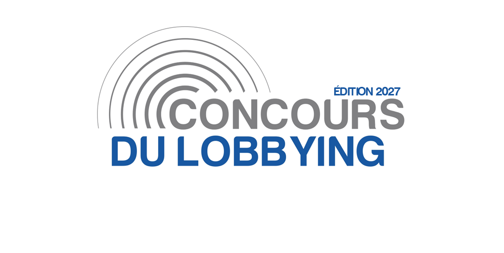 Concours du Lobbying : logo de l'édition 2027
